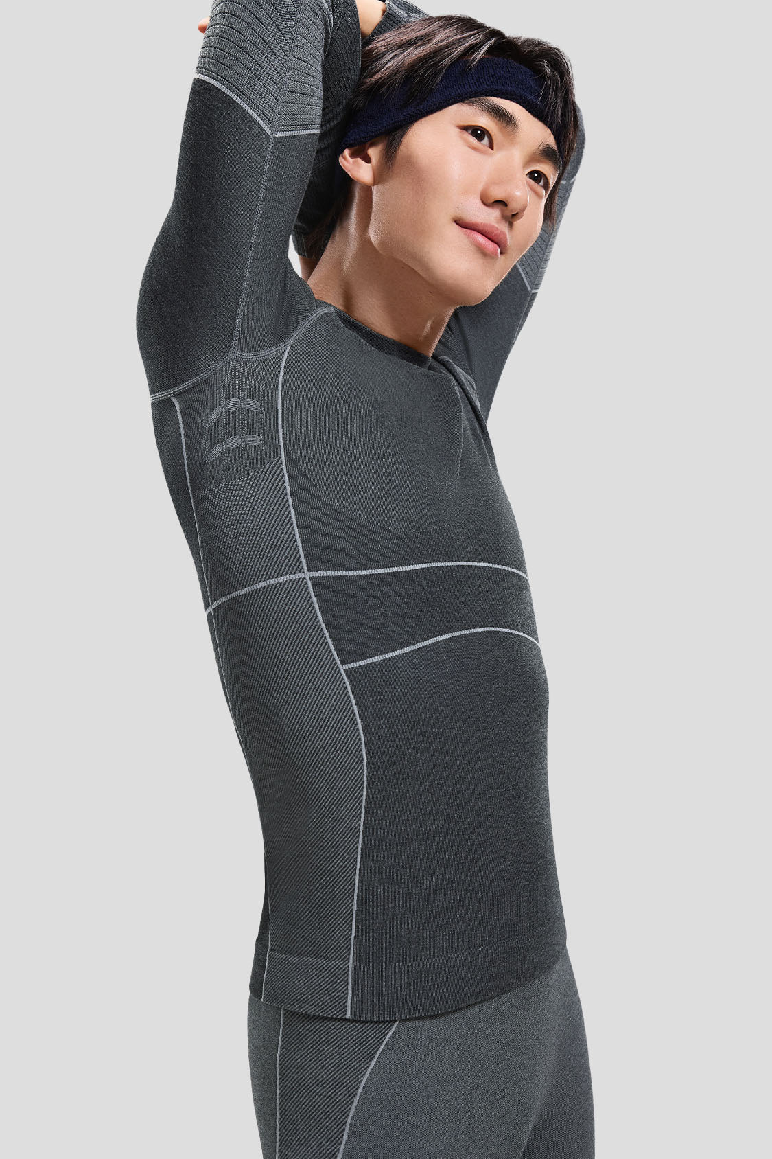SportFlex Men's Performance Base Layer Set - Moisture Wicking Thermal Underwear for Running, Hiking & Cold Weather Activities