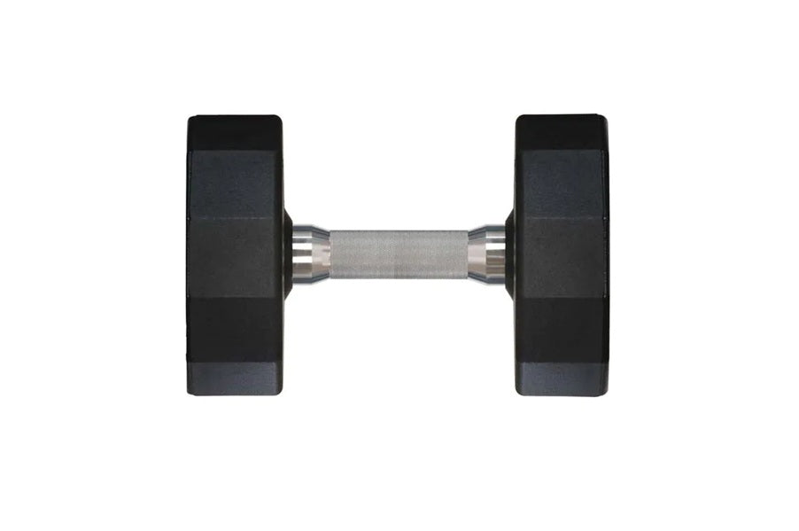 Warrior 12-Sided Urethane Dumbbell Set (5-50lbs) - Premium Weightlifting Equipment for Home Gym & CrossFit Training | Summer Sale