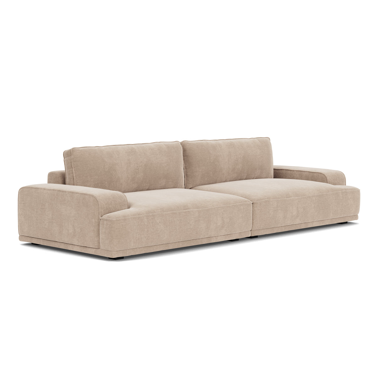 Leonora Fabric 3.5 Seater Sofa - Modern Living Room Couch with Sturdy Frame & Comfortable Cushions | Perfect for Small Spaces, Apartments & Cozy Home Decor
