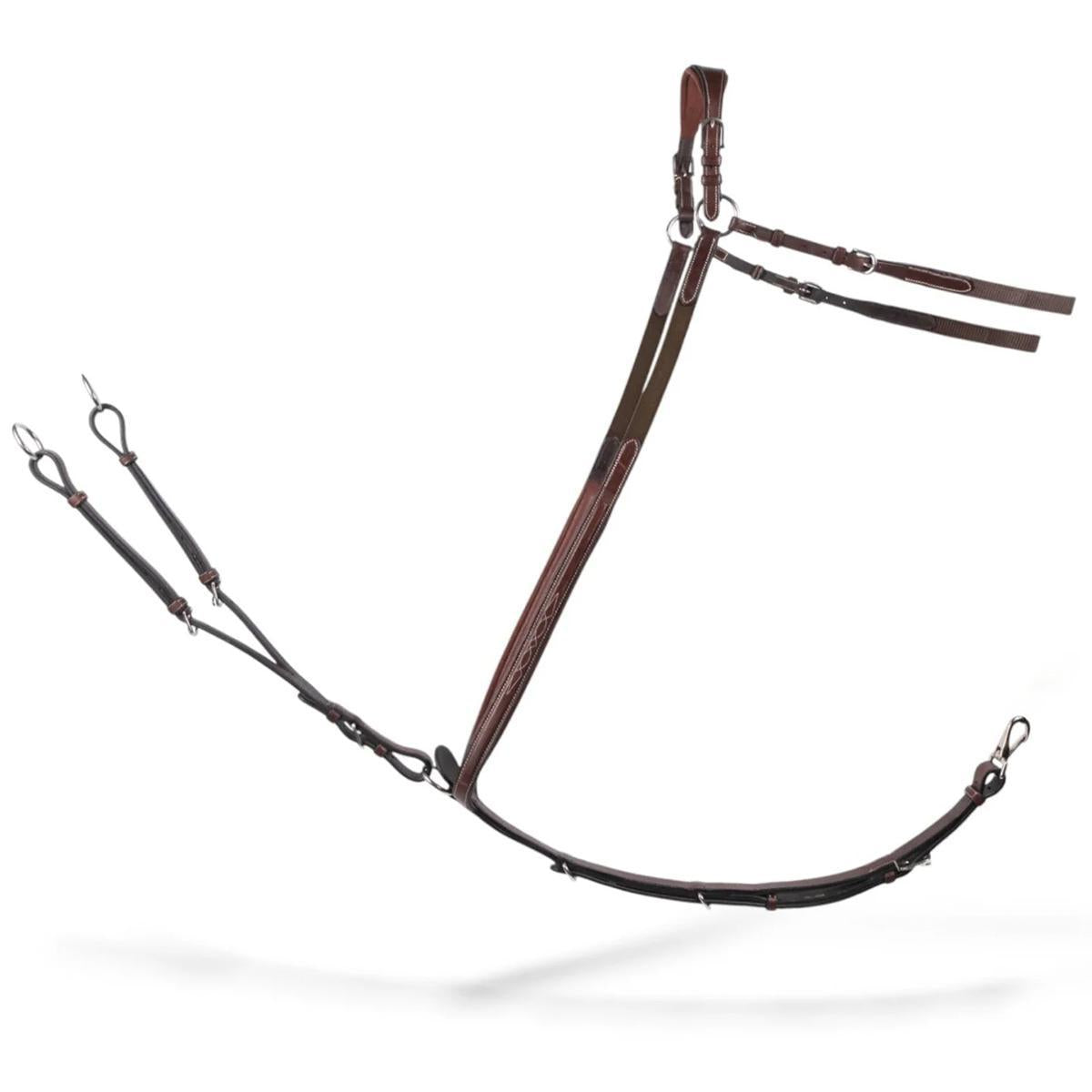 AJR Anatomic Running Breastplate with Running Attachment - Lightweight & Adjustable Horse Riding Gear for Equestrian Sports & Training