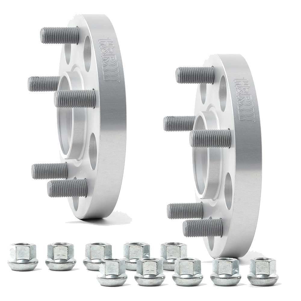 H&R Wheel Spacers 7065716 2x35mm 5x114.3 - Compatible with Chrysler Dodge Cherokee, Jeep Cherokee, Jeep Wrangler, Nitro - Enhance Stance & Performance for Off-Road & Street Driving