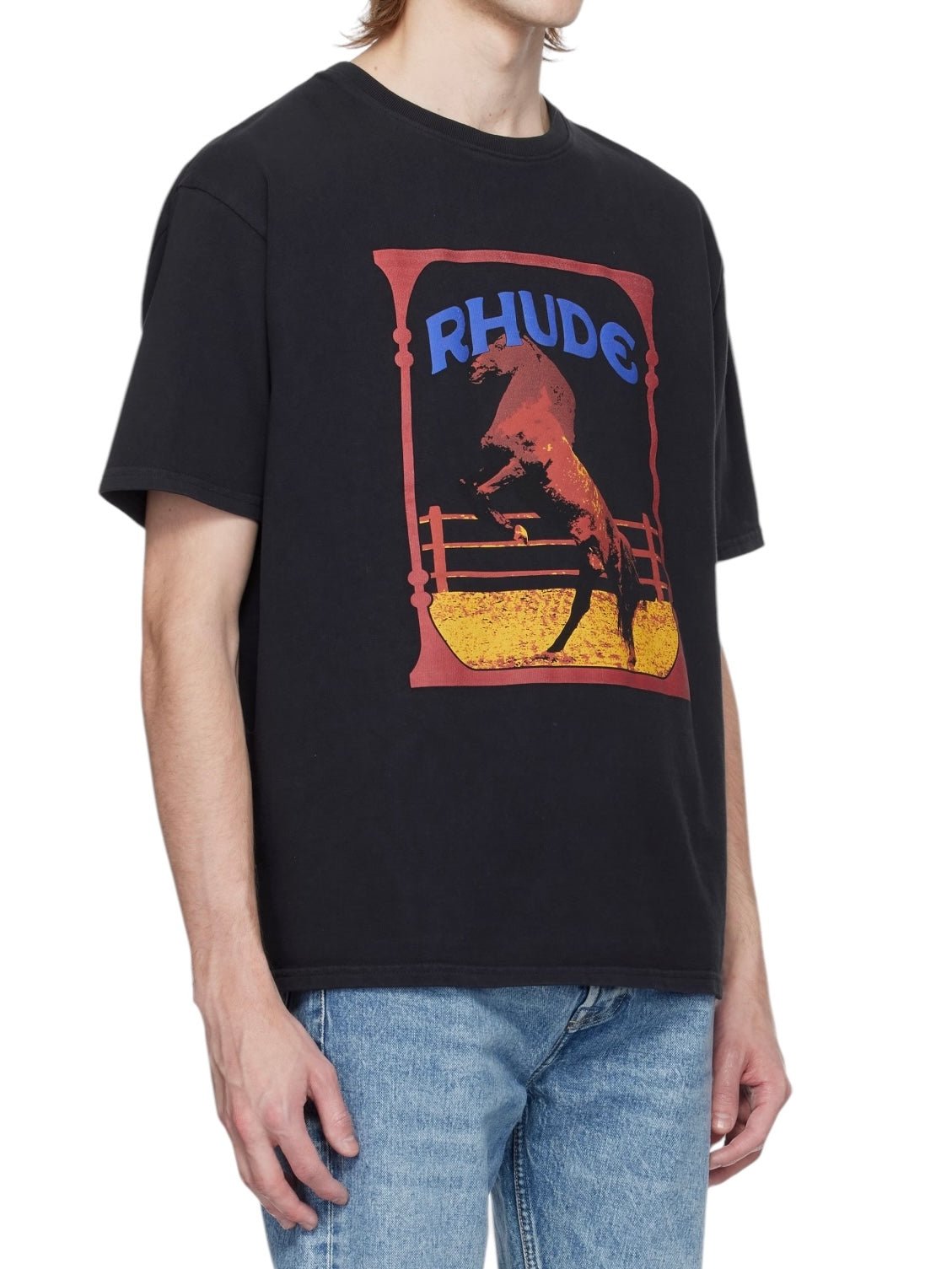 Rhude Cadre Vintage Black T-Shirt - Men's Graphic Tee for Streetwear & Casual Outfits | Perfect for Urban Fashion & Everyday Wear