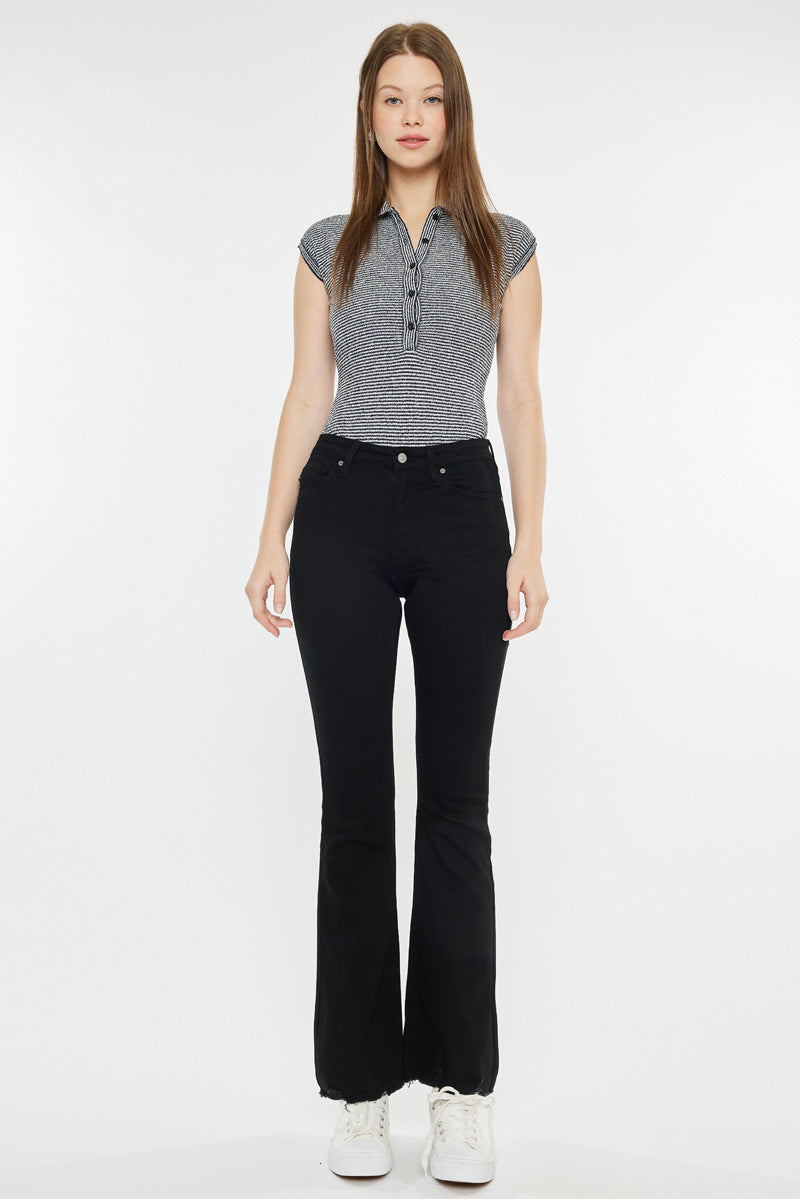 Brady Essentials High Rise Bootcut Jeans for Women - Stretchy Denim Pants with Flattering Fit - Perfect for Casual Wear, Office & Night Out
