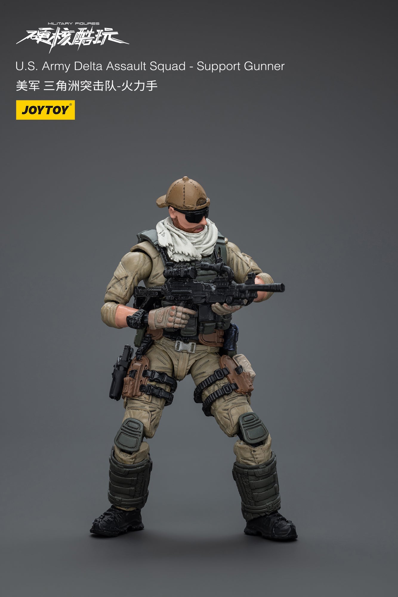 JOYTOY 1/18 Scale US Army Delta Force Assault Squad Action Figure - Special Ops Military Collectible for Display & Diorama Scenes