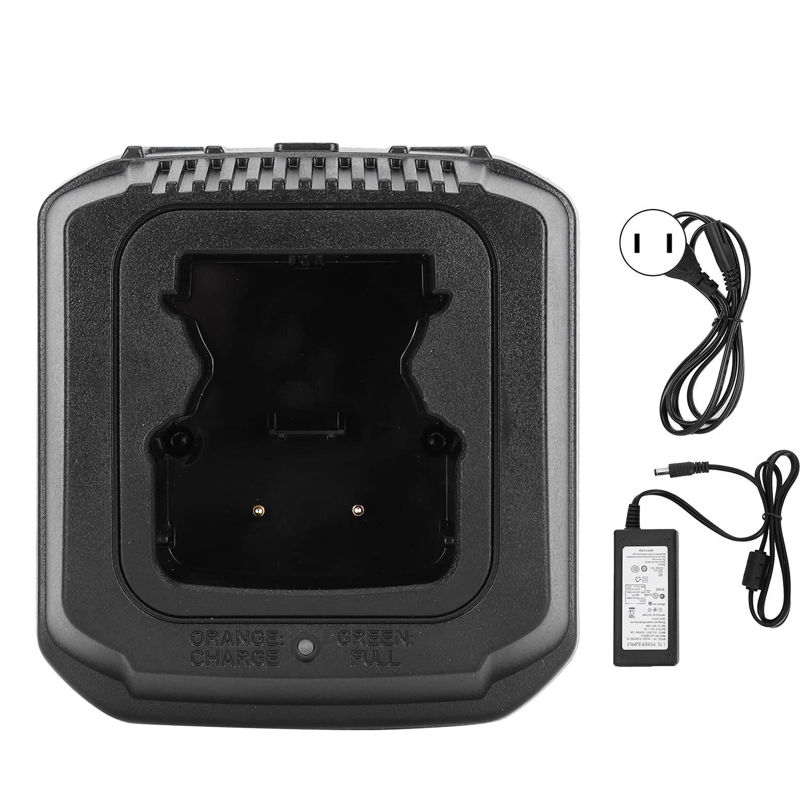 Sepura STP8000 STP9000 Desktop Battery Base Set - 100-240V Universal Power Supply - Black Radio Accessory for Emergency & Security Communications