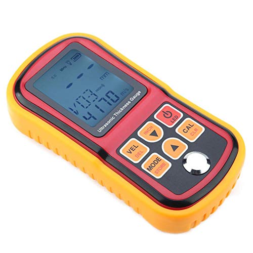 5MHz Digital Thickness Gauge Meter - Precision Measuring Tool for Metal, Aluminum, Copper & Steel - Ideal for Industrial Quality Control, Automotive & Construction Applications