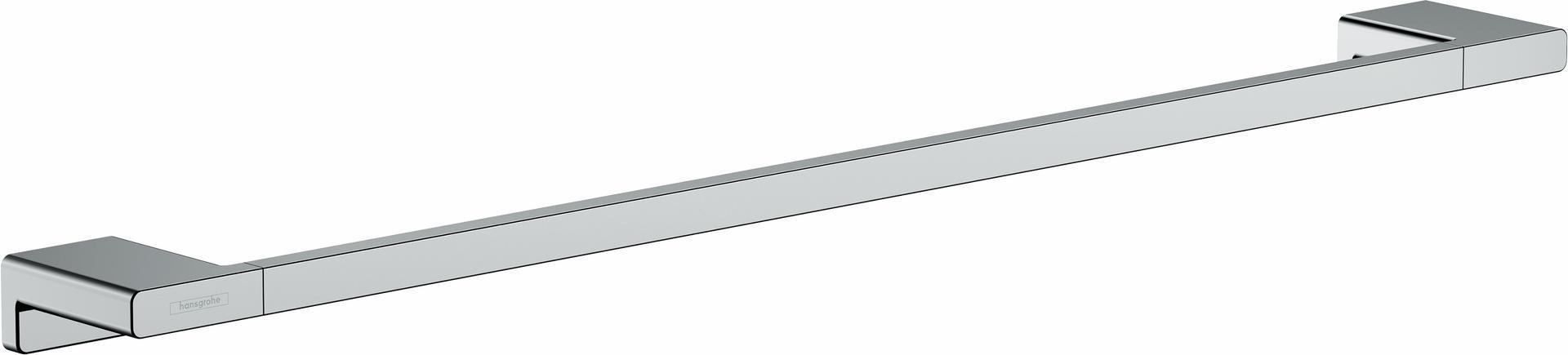 Hansgrohe 41747000 AddStoris 24-Inch Chrome Towel Bar - Bathroom Towel Rack for Modern Homes, Spa-Like Showers & Luxury Hotels