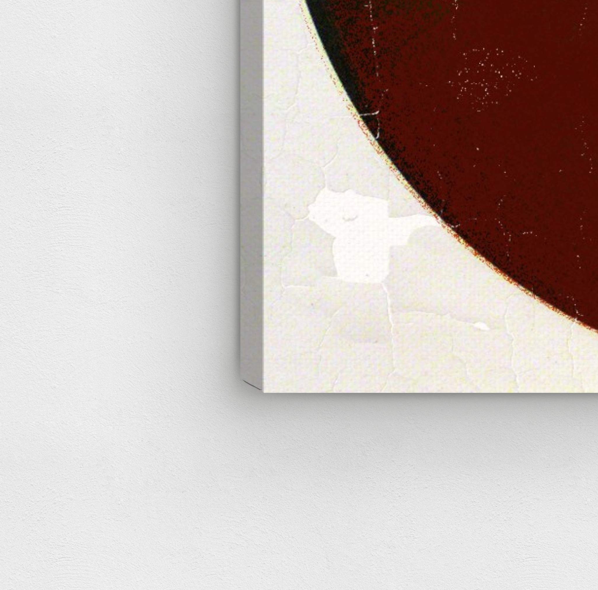 Rebel Vinyl Music Wall Art Canvas Print - 30x30 Inches Orange & Black Home Decor by Oliver Gal Artist Co. - Perfect for Living Room, Bedroom & Music Studio Decor