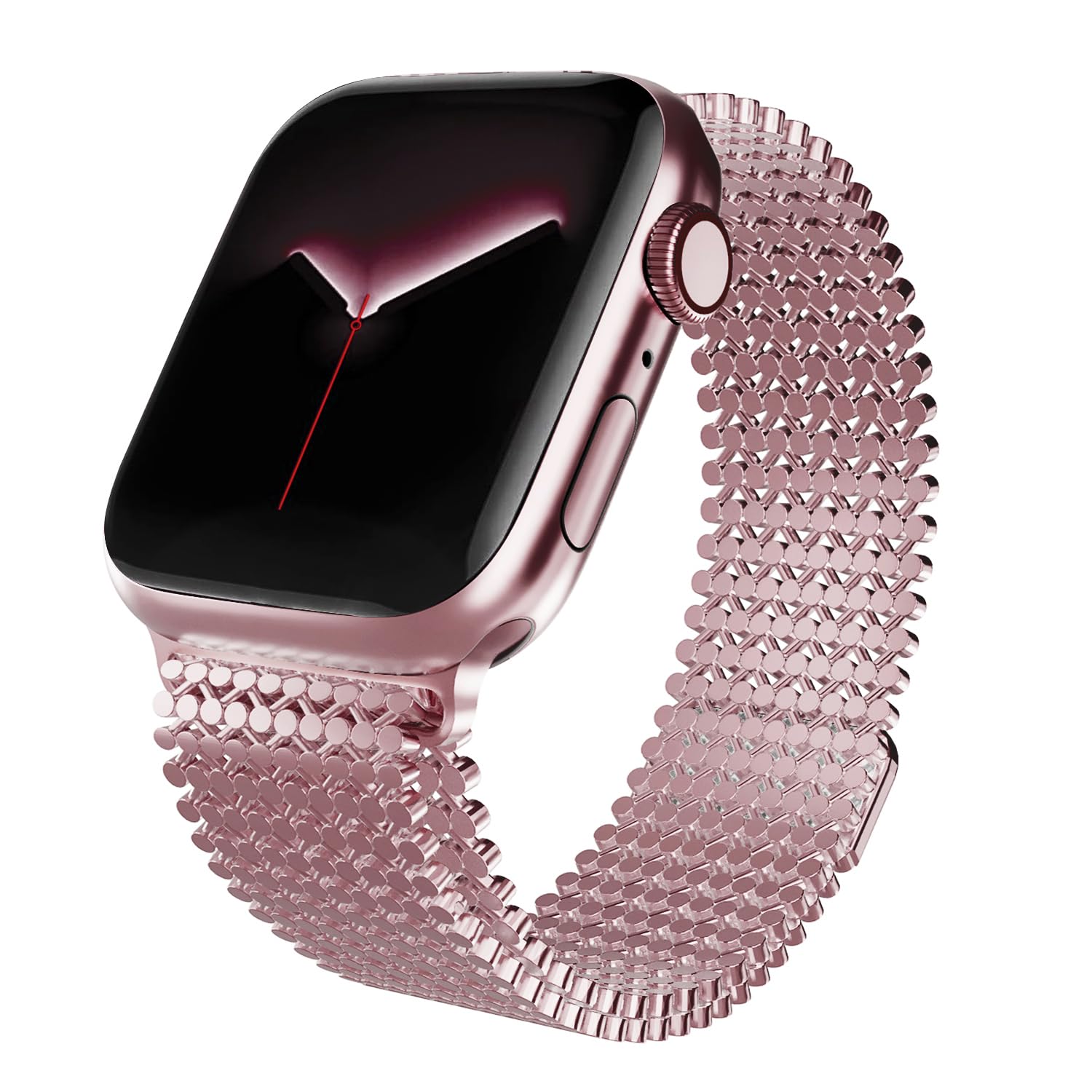 Premium Stainless Steel Watch Band for Apple Watch 38mm 40mm 41mm 42mm 44mm 45mm 49mm - Magnetic Clasp Metal Mesh Strap Compatible with iWatch Series - Adjustable Sport Loop for Men & Women - Perfect for Workouts, Business Meetings & Everyday Wear