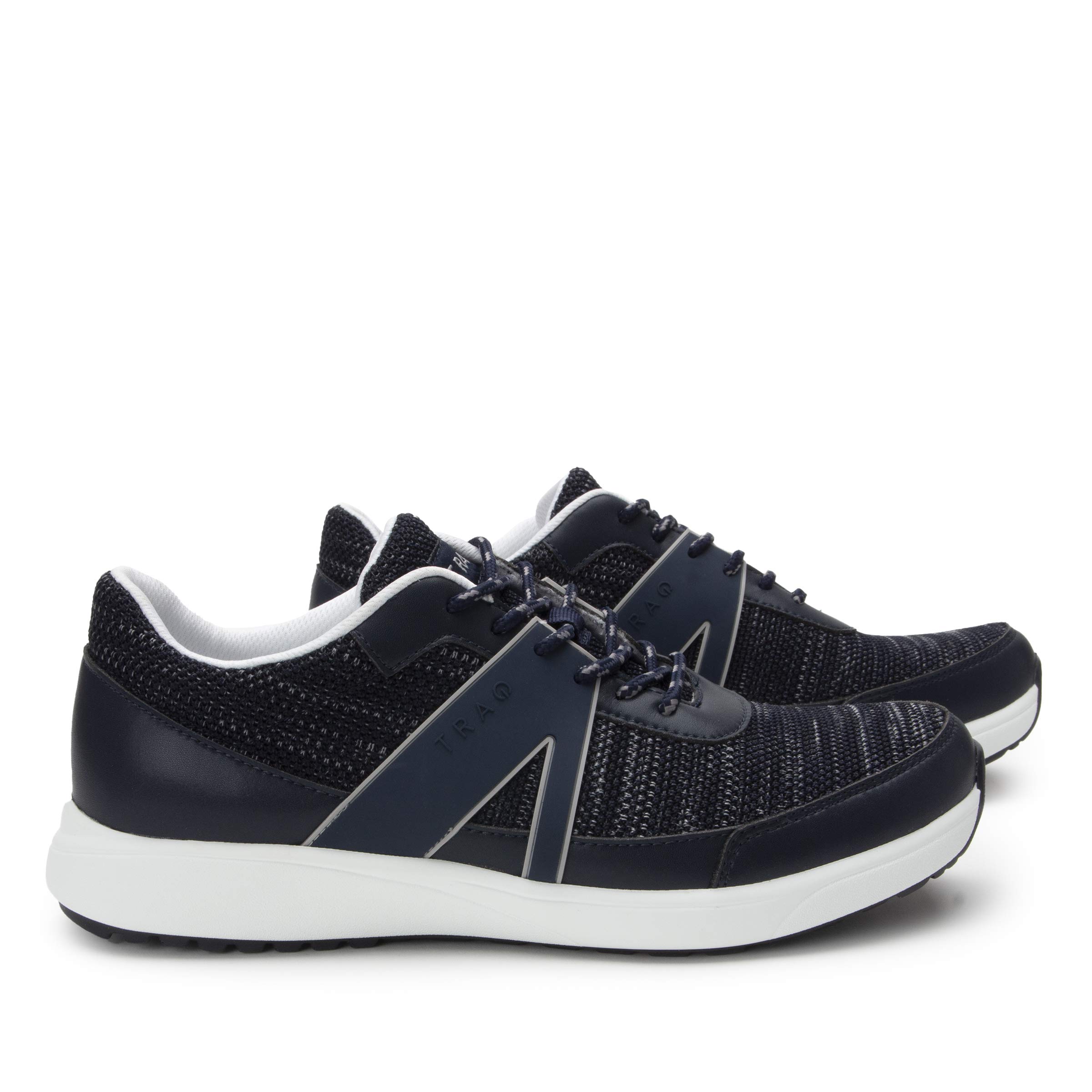 TRAQ by Alegria Men's Walking Shoes - Comfortable & Supportive Footwear for Walking, Work & Everyday Use