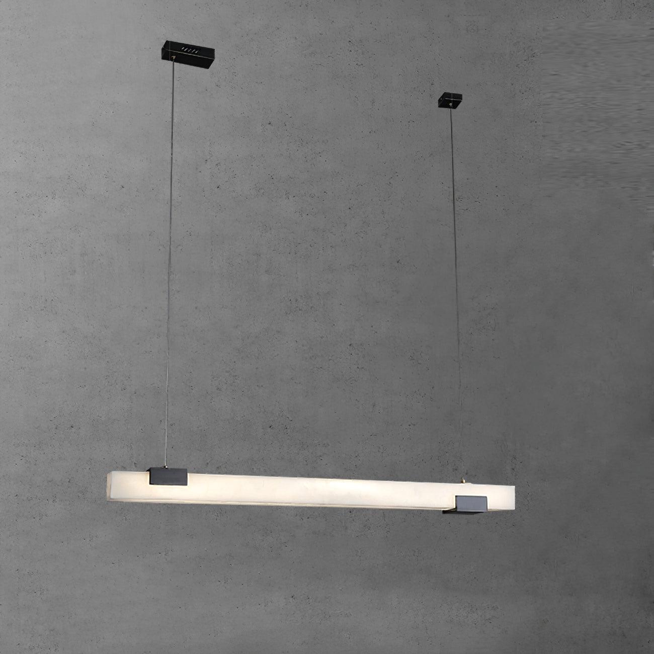 Elegant Alabaster Pendant Light - Modern Handcrafted Glass Ceiling Lamp for Dining Room, Kitchen Island & Bedroom Lighting