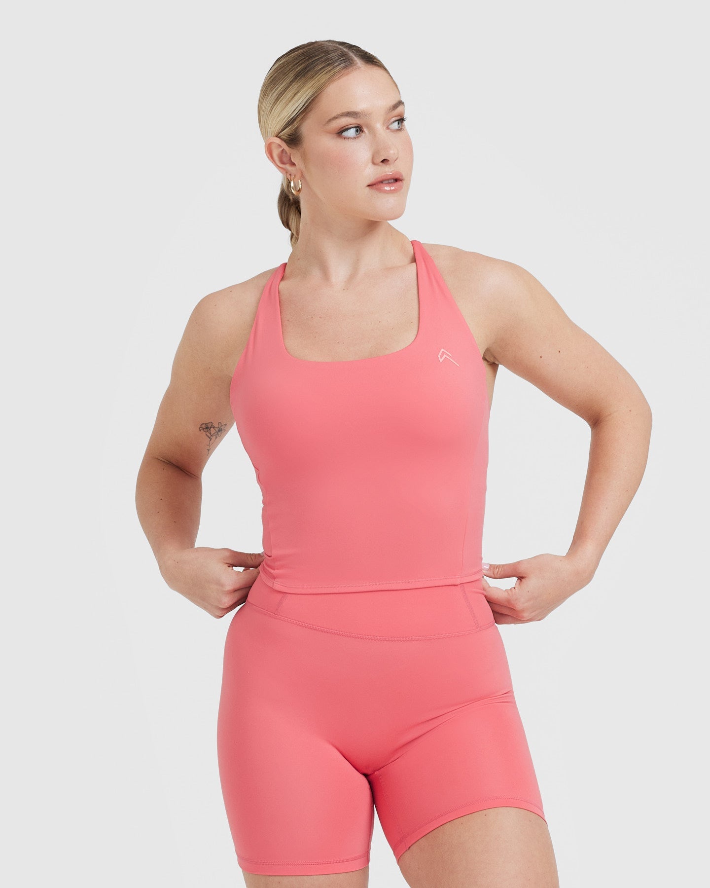 Timeless Square Neck Mid Vest in Amplify Pink - Elegant Women's Fashion Top for Casual Wear, Office Outfits & Date Nights