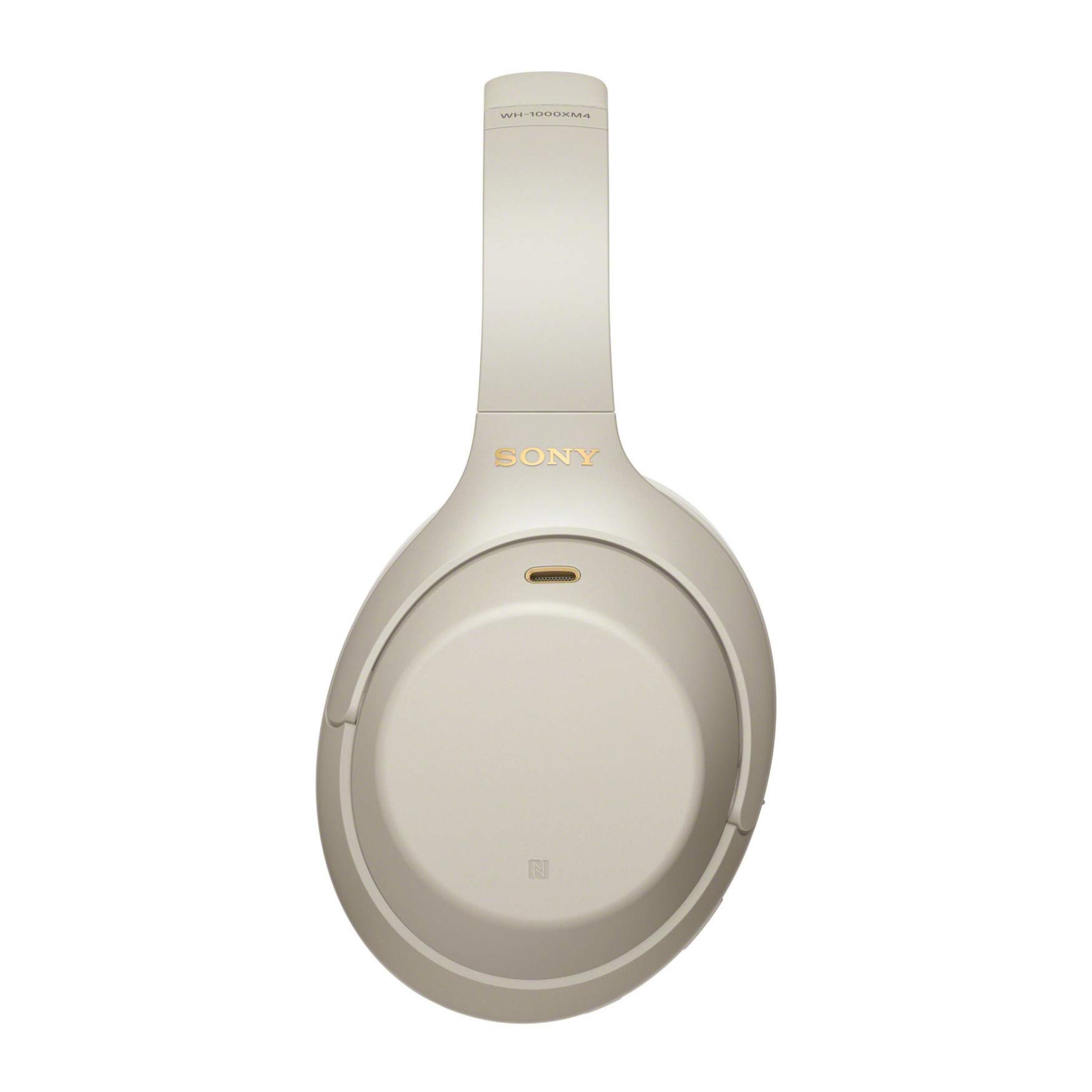 Sony WH-1000XM4 Wireless Bluetooth Noise Cancelling Over-Ear Headphones with Built-in Mic (Silver) + Premium Headphone Stand Holder - Perfect for Travel, Office & Home Use
