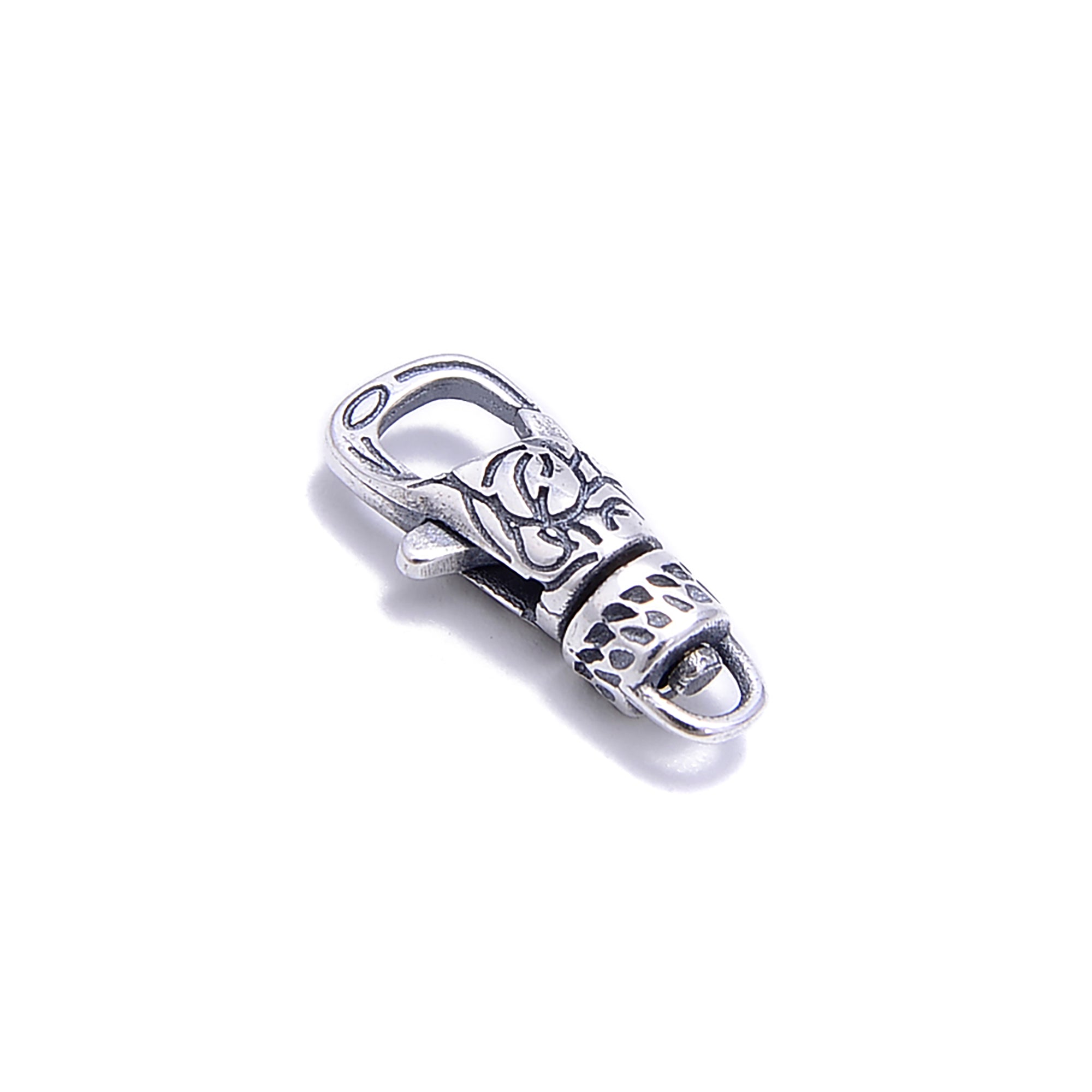 925 Sterling Silver Anti-Tarnish Grain Clasp (6x15mm) - 2 Pieces per Bag - Jewelry Making Supplies for Necklaces, Bracelets & DIY Crafts