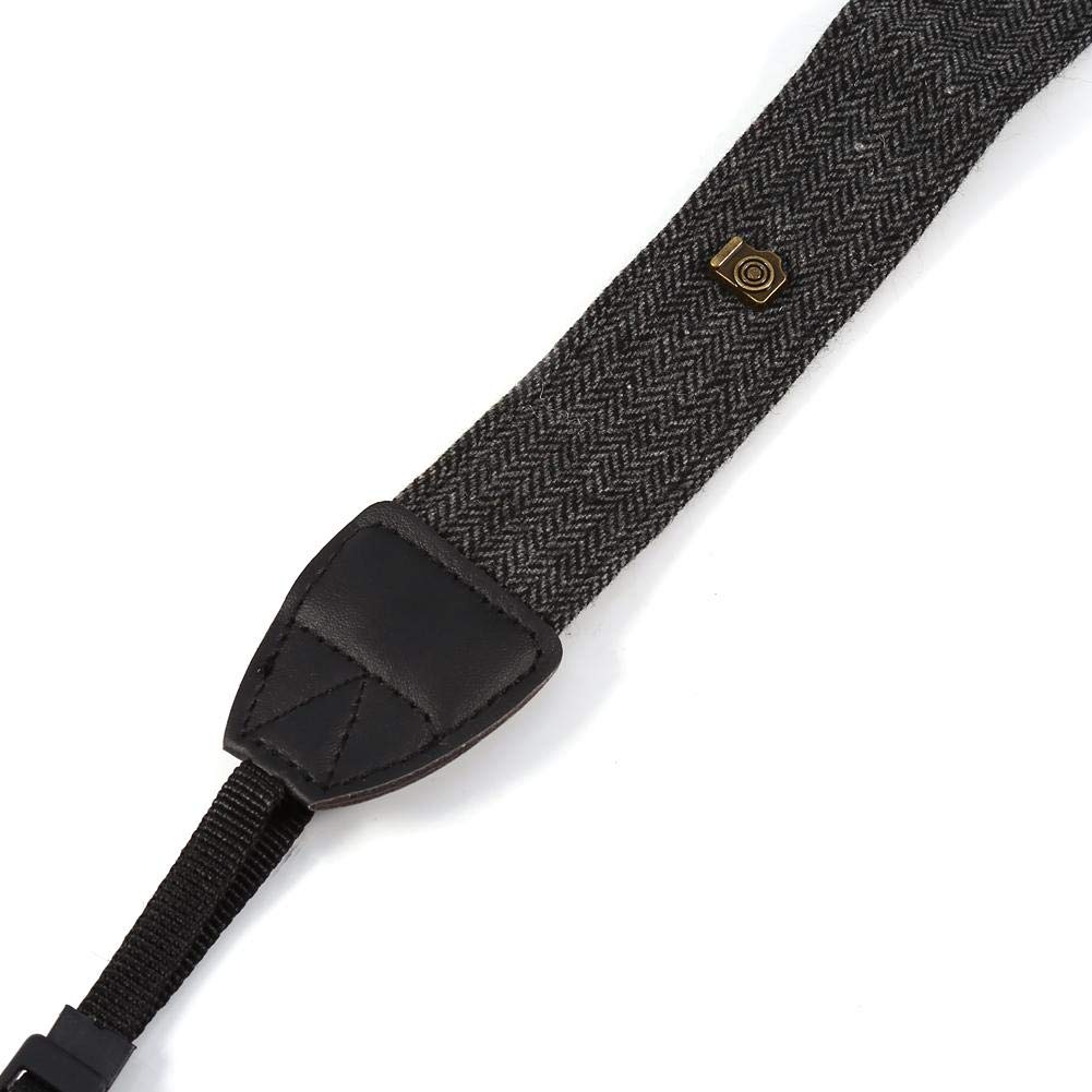 Anti-Slip Camera Strap - Adjustable Shoulder Strap for DSLR/Mirrorless Cameras - Comfortable & Secure (Dark Grey) - Perfect for Travel, Photography & Outdoor Shooting