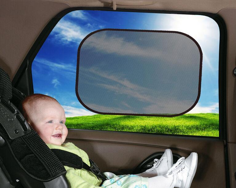 Jolly Jumper Sun Cling Super Shield Sun Shade - 2 Pack UV Protection Car Window Shades for Baby & Kids - Perfect for Road Trips, Summer Driving, and Outdoor Parking