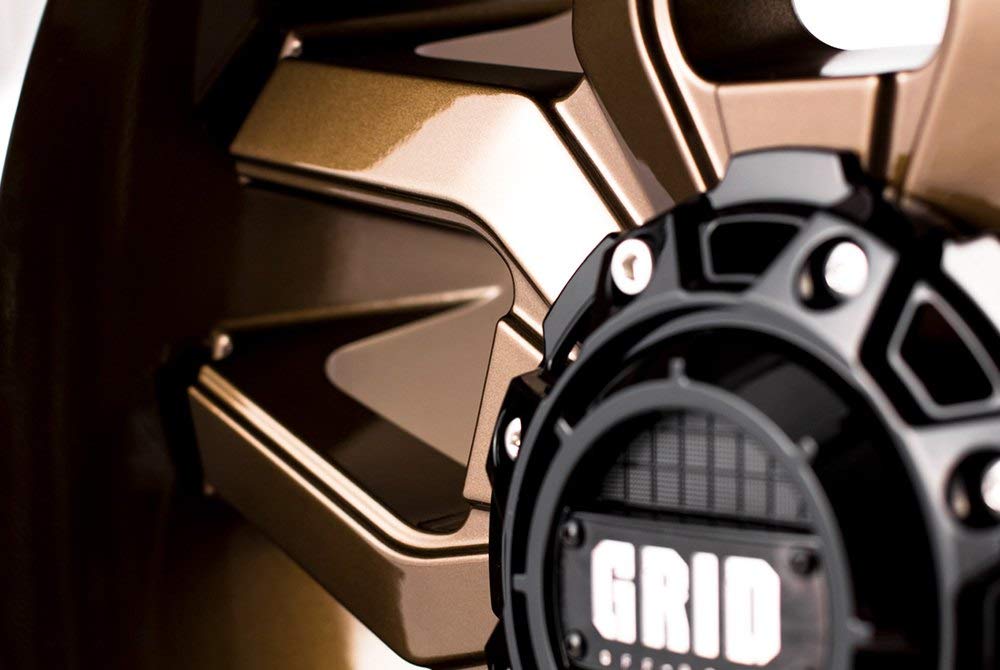 GD7 Custom Wheel 20x10 -25 Offset 6x135 Bolt Pattern 87.1mm Hub Gloss Bronze with Black Lip Rim - Premium Alloy Rims for Trucks & SUVs - Perfect for Off-Roading, Street Performance & Custom Builds