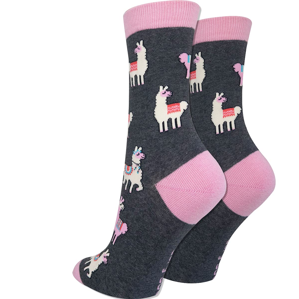 Premium Women's Comfort Llama Socks - Soft & Warm Alpaca Wool Blend for Size 4-10 | Cozy Homewear, Winter Gifts & Holiday Stocking Stuffers