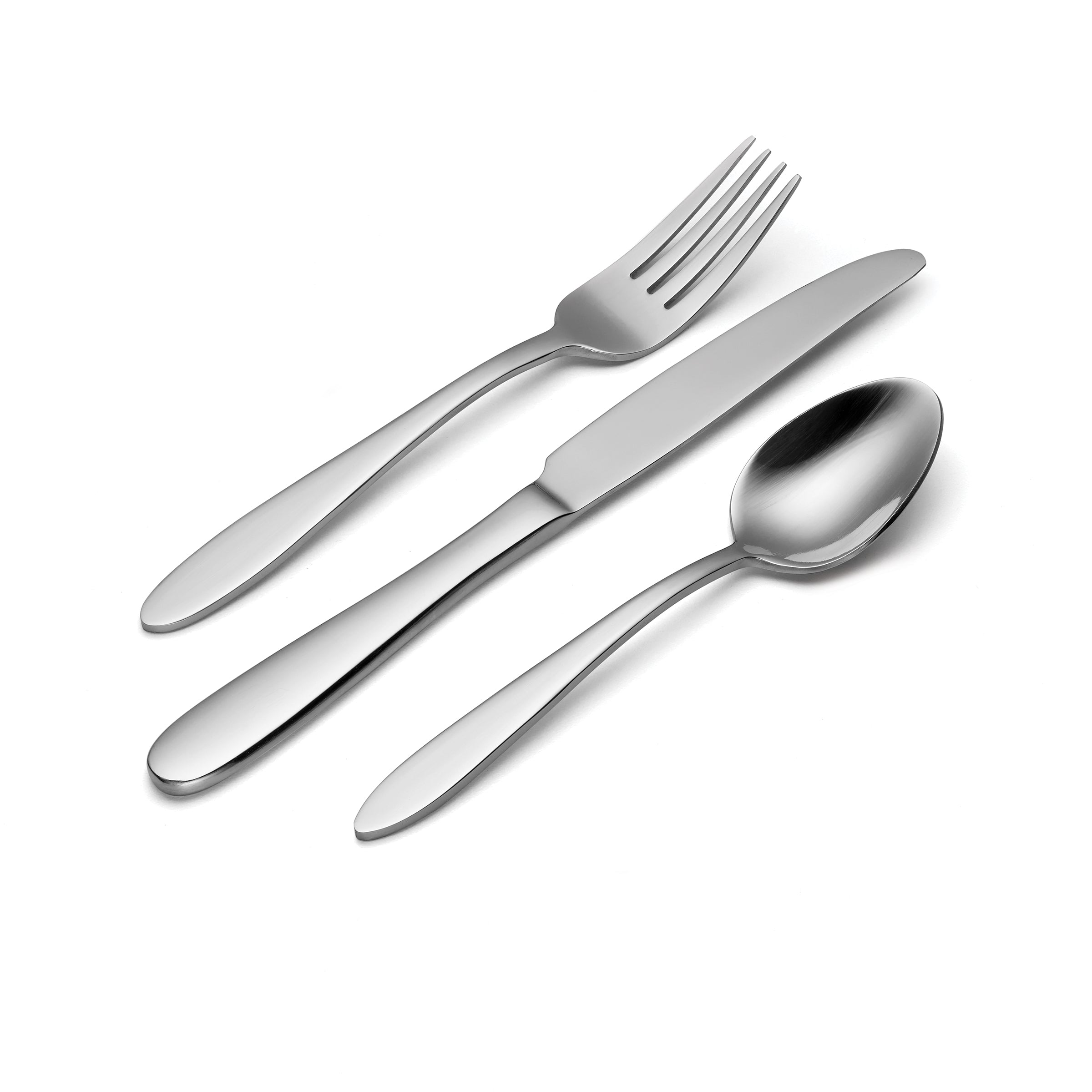 Mooncrest 12-Piece Stainless Steel Flatware Set - Elegant Silverware for Everyday Dining, Dinner Parties & Gifts