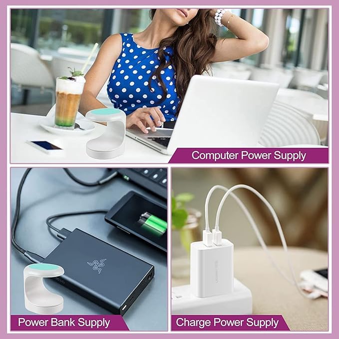 HESHIV Mini UV LED Nail Lamp - Professional Portable Gel Nail Dryer for Home & Salon Use | Fast Curing Light for DIY Nail Art, Manicure & Pedicure | Perfect for Gel Polish, Acrylic Nails & Nail Extensions