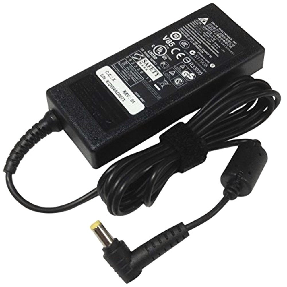 65W Delta Laptop Charger for Acer Travelmate TM5742 Series, 19V 3.42A, 5.5mmx1.7mm UK Plug - Ideal for Home, Office, and Travel Use