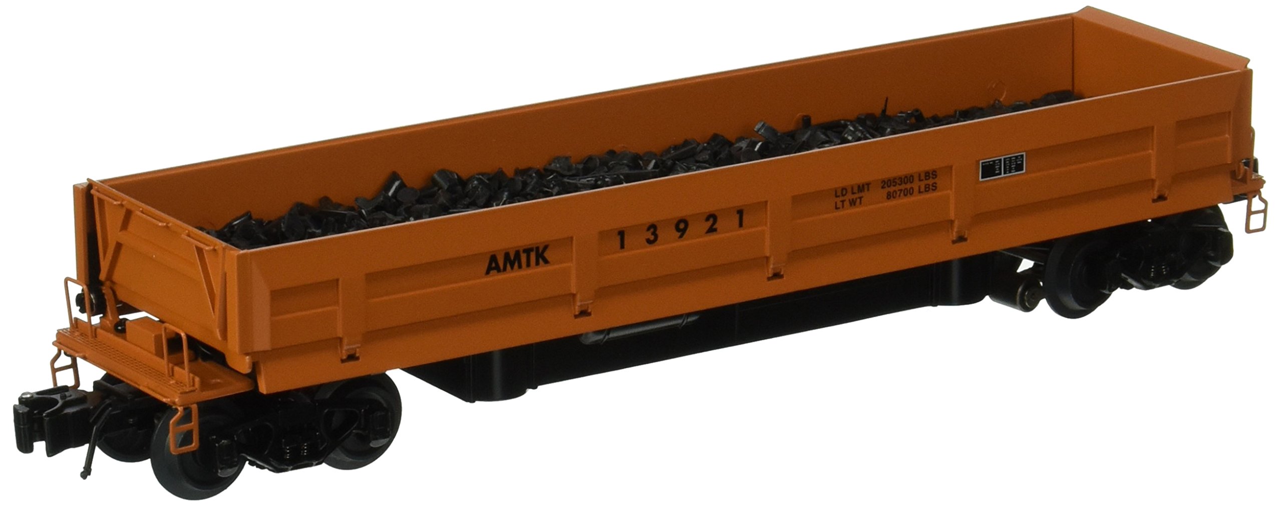 Williams By Bachmann Amtrak O Scale Operating Coal Dump Car - Model Train Accessory for Realistic Railroad Scenery & Layouts - Perfect for Collectors, Hobbyists & Train Enthusiasts