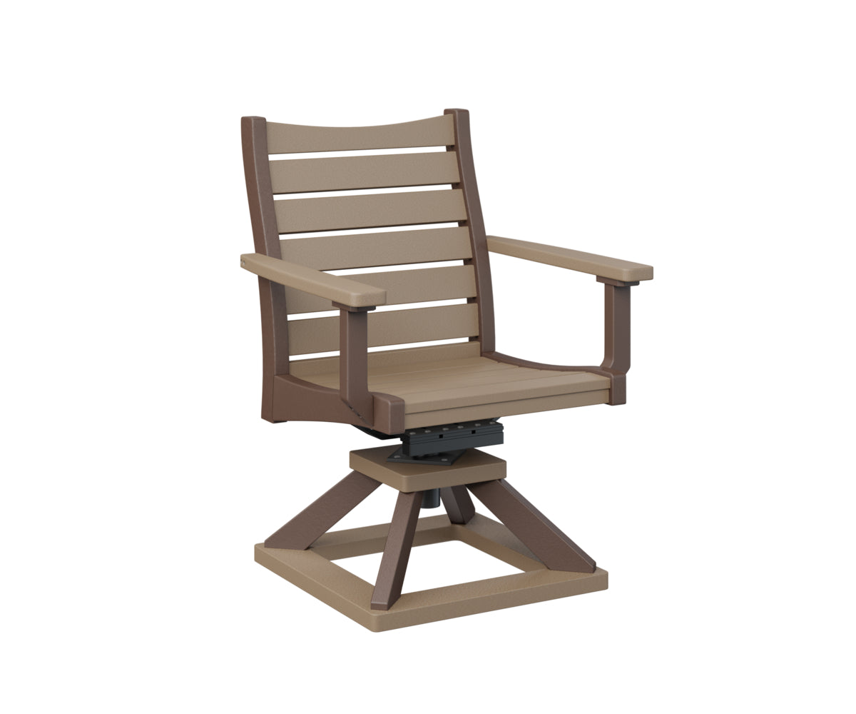 Weatherwood on Chocolate Brown
