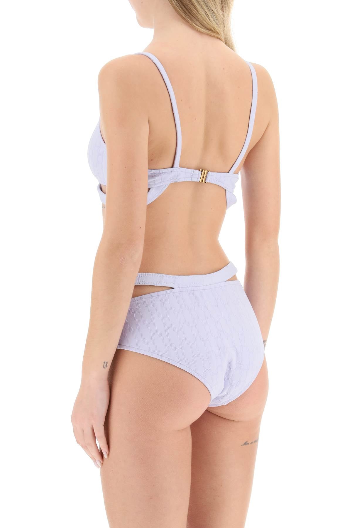 Agnona Chain Logo Bikini Set - Women's Fashion Swimwear for Beach & Pool - Perfect for Summer Vacations & Tropical Getaways