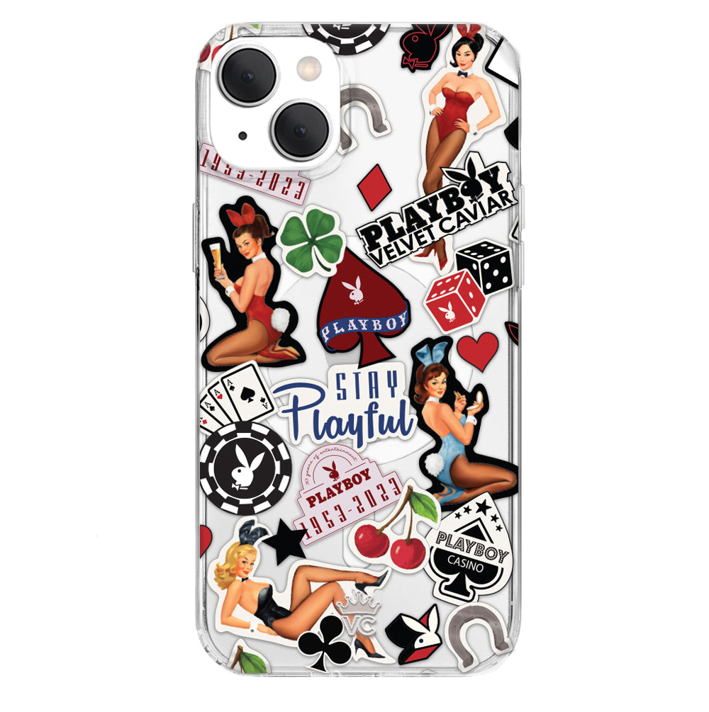 Playboy Jackpot iPhone Case - Stylish & Protective Phone Cover for iPhone 13/14/15 Pro Max - Perfect for Party, Night Out & Fashion Lovers
