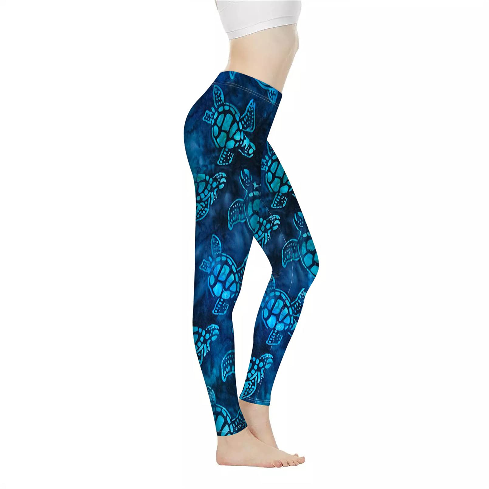 Babrukda Women's High Waist Yoga Pants - Stretchy Workout Leggings for Running, Gym & Lounge Wear - Comfortable Sports Tights for Women & Girls
