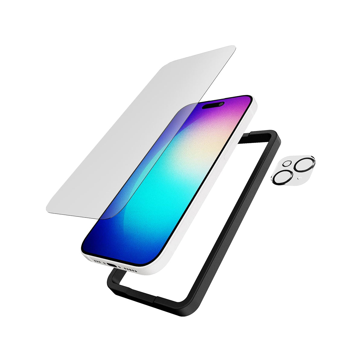 Tech21 Impact Glass Screen Protector for iPhone 15 - Shatterproof Tempered Glass with HD Clarity & Anti-Scratch Protection | Perfect for Everyday Use, Outdoor Adventures & Travel