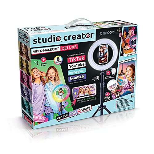 Studio Creator INF 003UK Video Maker Kit Deluxe - Professional YouTube Streaming Equipment for Vloggers, Gamers & Content Creators - Perfect for Home Studio, Live Streaming & Video Production