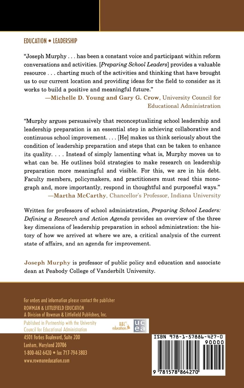 Preparing School Leaders: Defining a Research and Action Agenda for Educational Leadership Development | Professional Training for Principals & Administrators