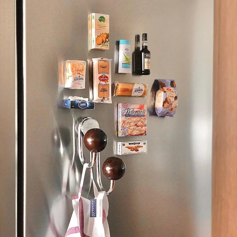 Eames Dot Magnetic Hooks - Strong Neodymium Wall Hooks for Kitchen, Bathroom, Office - Space Saving Organizer for Keys, Towels, Utensils & More