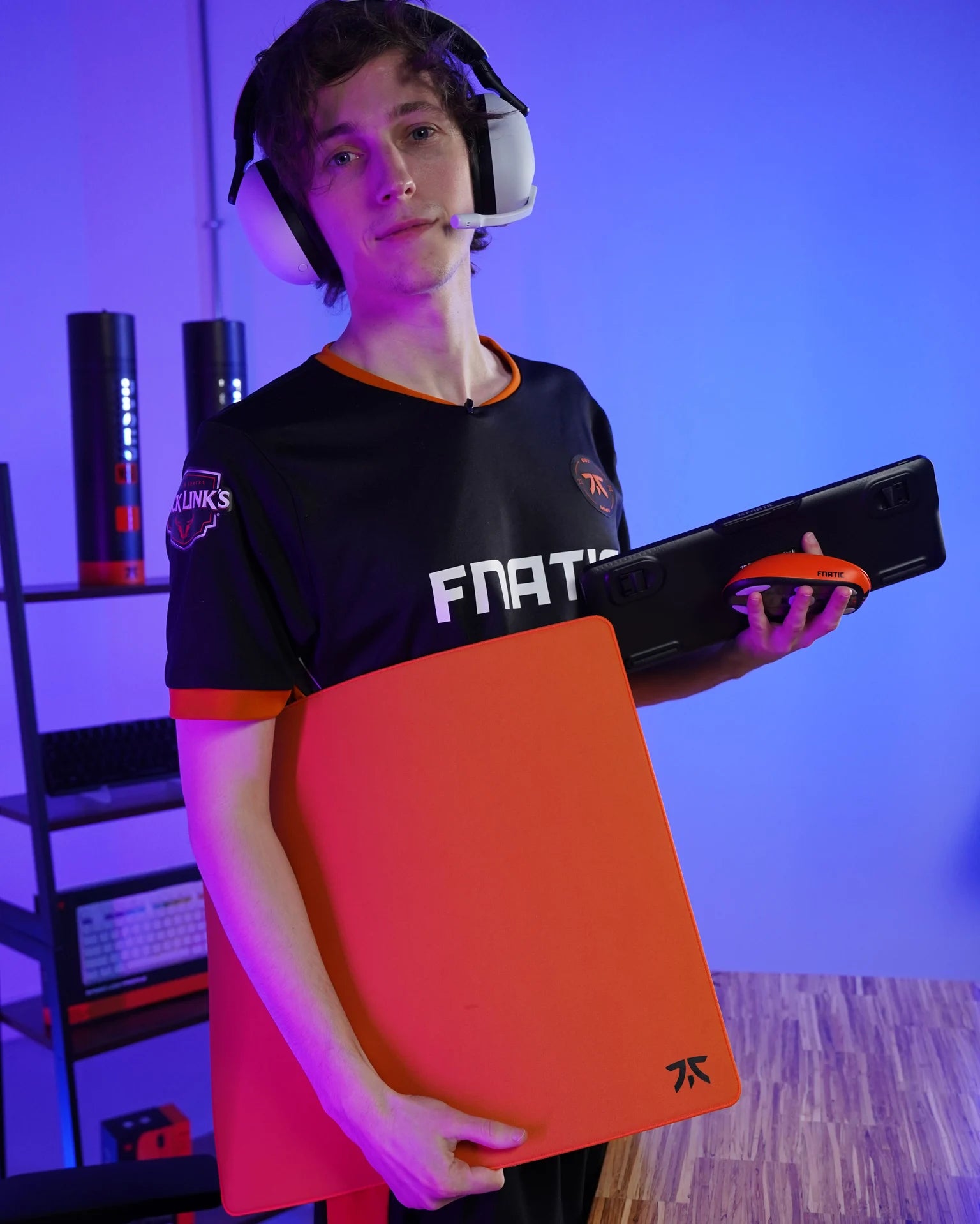 Fnatic Dash2 MAX Gaming Mouse Pad - Large XXL Non-Slip Surface for PC, Esports & Pro Gamers - Perfect for FPS, MOBA & Battle Royale Games