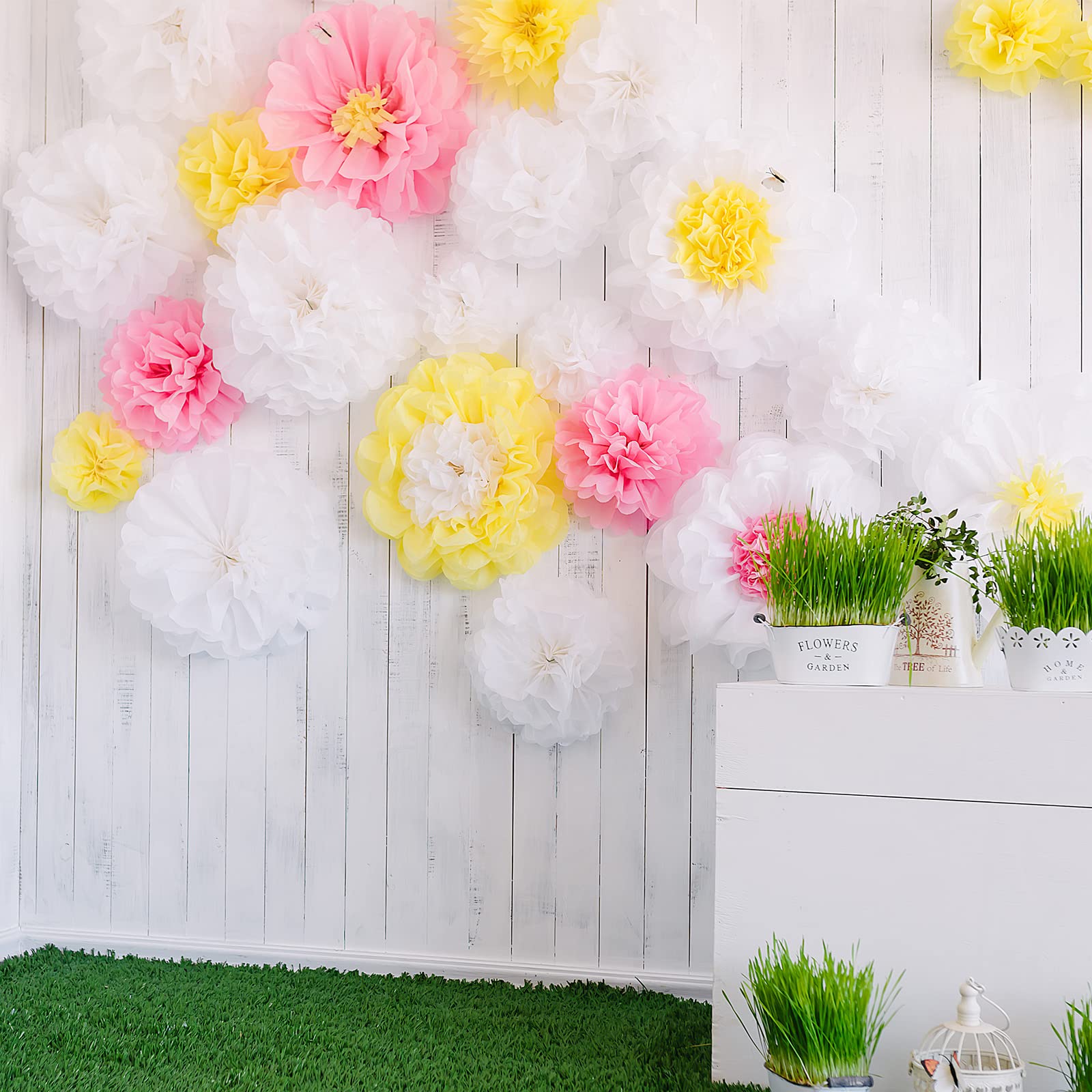 Premium White Tissue Paper Bulk - 120 Sheets 14x20 Inches, Gift Wrapping & Floral Filler for Bags, Crafts, Wedding, Birthday & Christmas Decorations - Perfect for DIY Projects, Party Supplies & Elegant Packaging