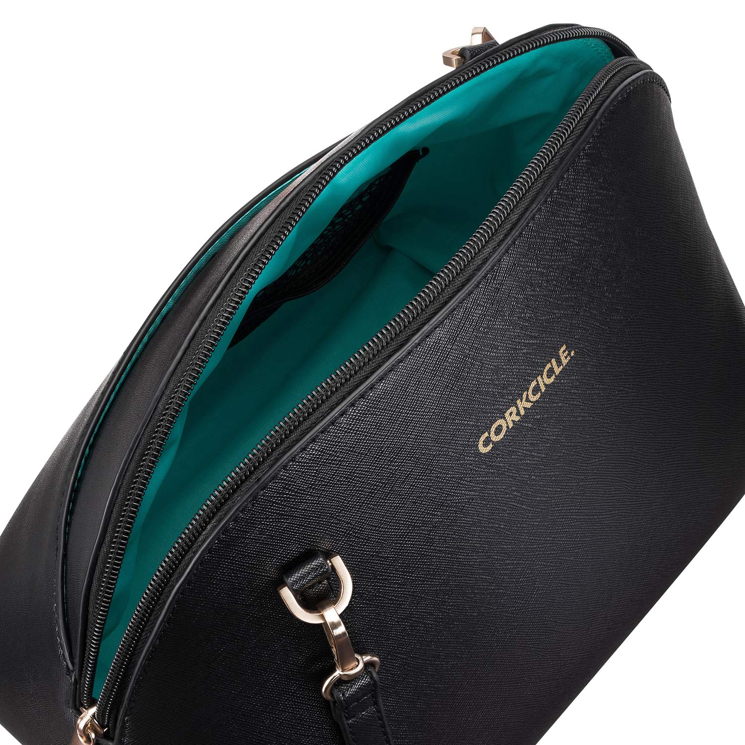 Corkcicle Insulated Cooler Bag - Adair Crossbody Cooler Tote for Women & Men, Black - Perfect for Picnics, Beach Trips & Outdoor Adventures