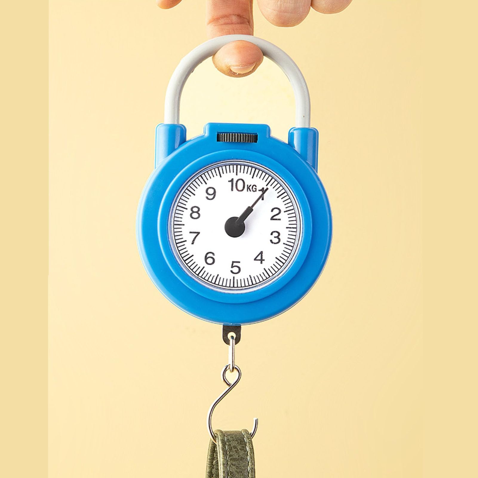 Portable Handheld Dial Scale - Digital Fishing & Kitchen Hanging Scale for Cooking, Groceries, Luggage & Outdoor Use (0.1oz-110lb) | Multi-Purpose Weight Measurement for Home, Travel & Camping