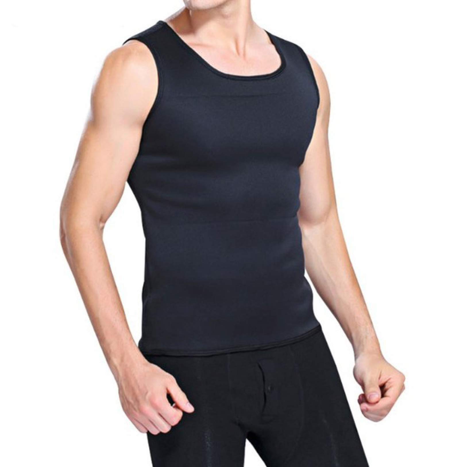 TRESOMI Men's Body Shaping Shapewear - Slimming Sauna Suit with Tummy Control for Fitness & Workout - Lightweight Compression Bodysuit for Gym, Running, and Weight Loss