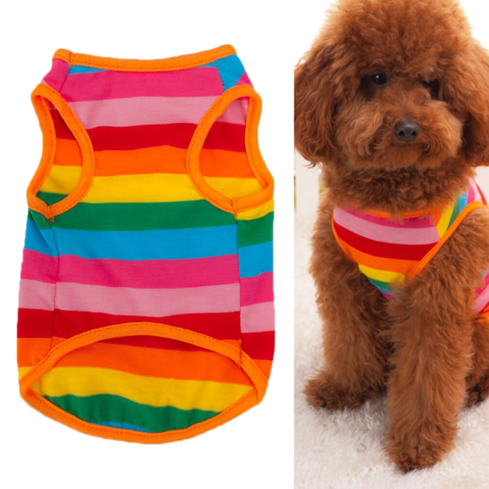 Cool Summer Dog Vest - Breathable Pet Shirts & Dresses for Small & Large Dogs - Lightweight Dog Clothes for Outdoor Walks & Beach Trips