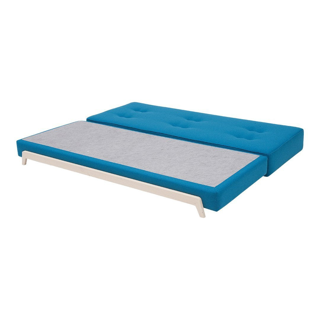 Softline Frame Sofa Bed - Convertible Sleeper Sofa with Comfortable Cushions for Living Room, Guest Room, and Small Spaces - Perfect for Apartments, Dorms, and Home Offices