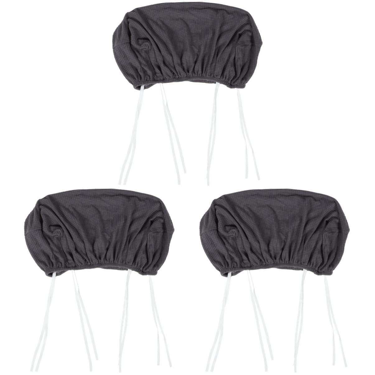 Milisten Stretch Chair Covers 3-Piece Set - Elastic Piano Bench & Stool Slipcovers, Computer Chair Protector | Fits Home, Office & Music Room (Black)