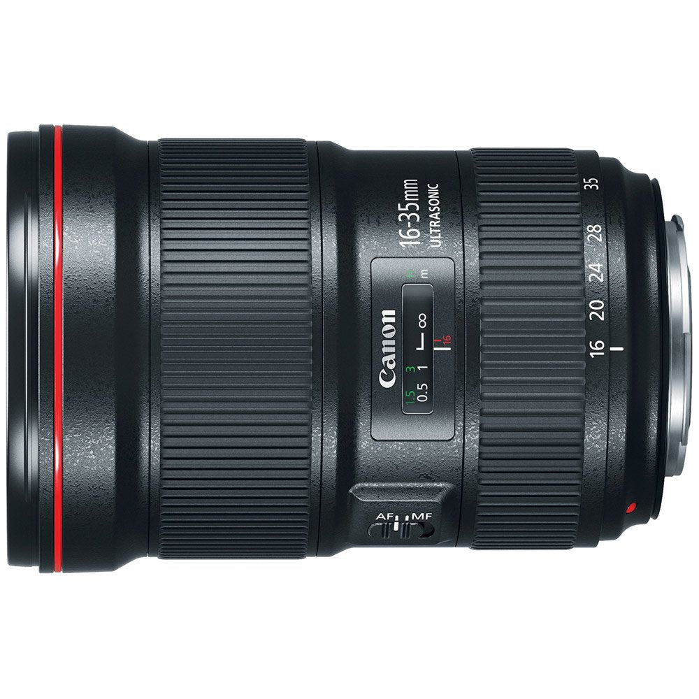 Canon EF 16-35mm f/2.8L III USM Ultra Wide Angle Zoom Lens for Full Frame DSLR Cameras with Vanguard Tripod & 64GB Memory Card Bundle - Perfect for Landscape, Architecture and Travel Photography
