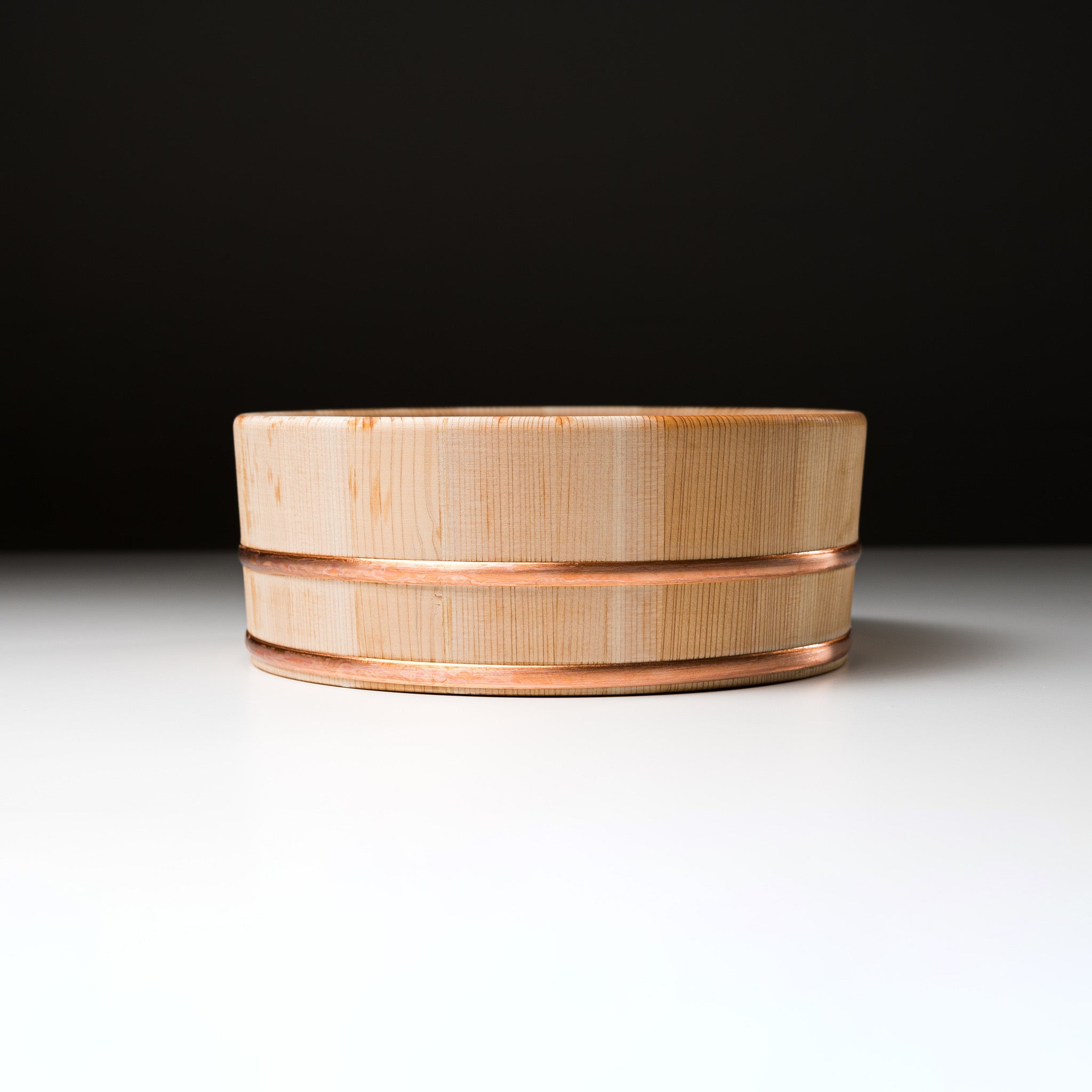 Premium Japanese Sawara Wooden Wash Bowl - Traditional Bath Bucket for Spa, Bathroom & Zen Relaxation | Perfect for Hot Water Soaking, Foot Bath & Home Decor