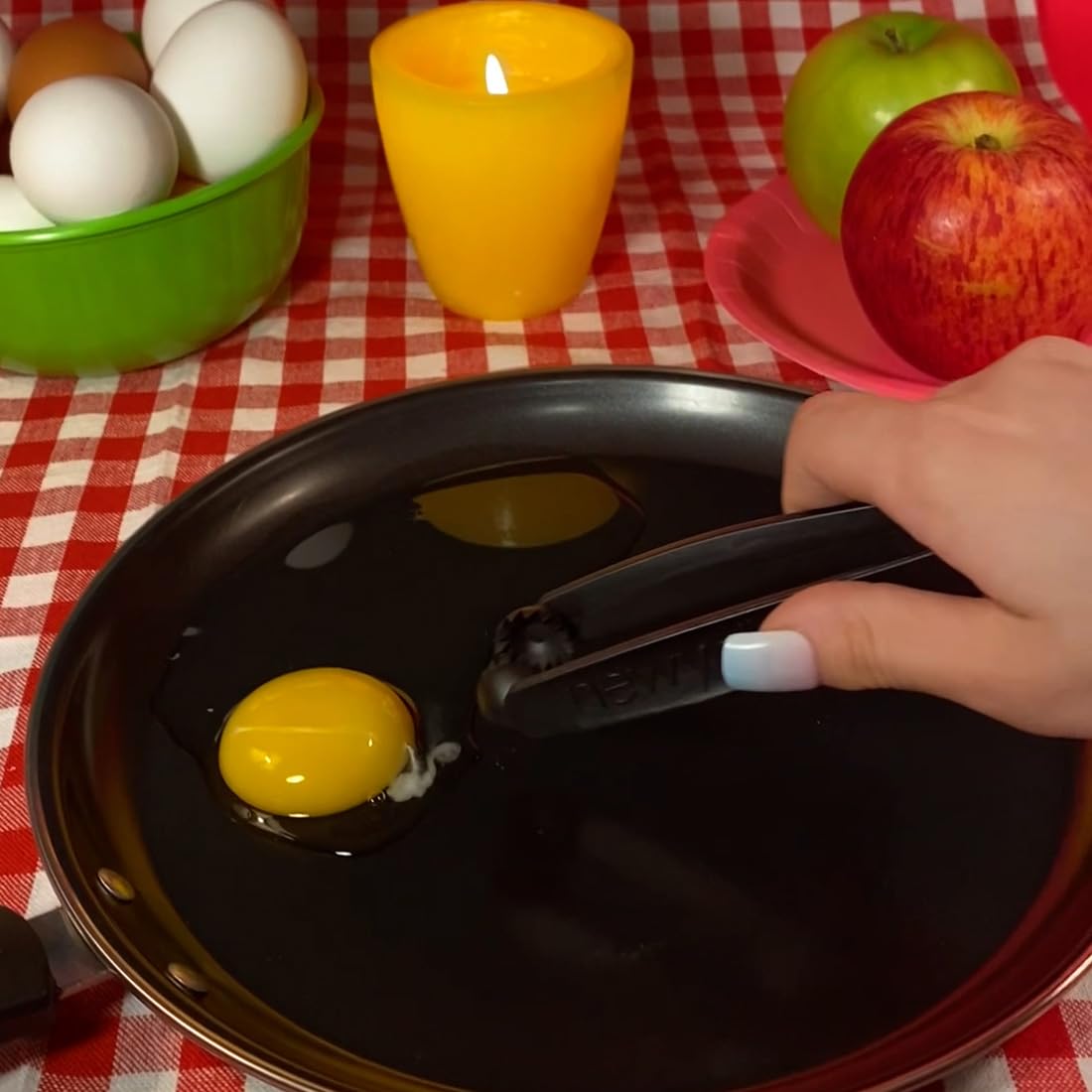 The Egg Tool: Essential Kitchen Tongs for Egg Chalaza Membrane and Shell Fragment Removal, Perfect for Chefs, Bakers, and Food Competitions, Ideal for Precise Egg Preparation in Professional and Home Kitchens