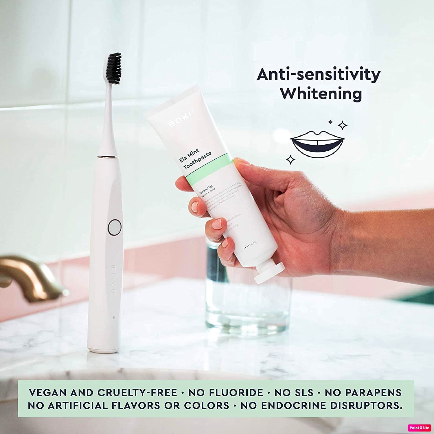 Boka Fluoride Free Toothpaste with Nano Hydroxyapatite - Remineralizing Toothpaste for Sensitive Teeth & Whitening - Dentist Recommended for Adults & Kids - Natural Ela Mint & Coco Ginger Flavor - 4oz (Pack of 2) - Perfect for Daily Oral Care & Enamel Repair