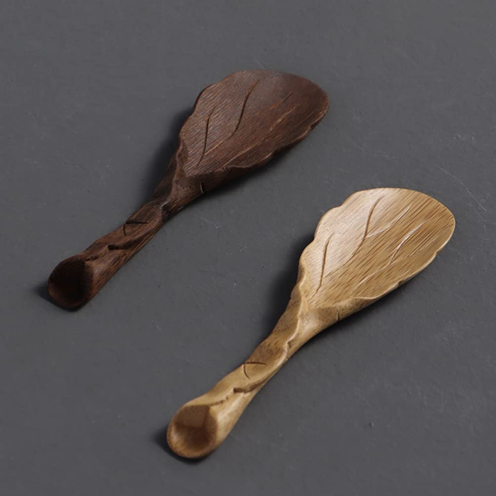 Premium Chinese Tea Set with Bamboo Leaf-Shaped Kung Fu Tea Scoop - Perfect for Loose Tea, Jam, Condiments, Seasoning & Ice Cream - Ideal for Tea Ceremonies, Gifts & Home Decor
