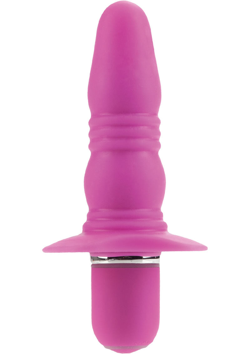 Booty Call Booty Buzz Silicone Vibrating Butt Plug - Pink | Remote Control Anal Toy for Couples & Solo Play | Enhance Intimacy & Sensual Pleasure
