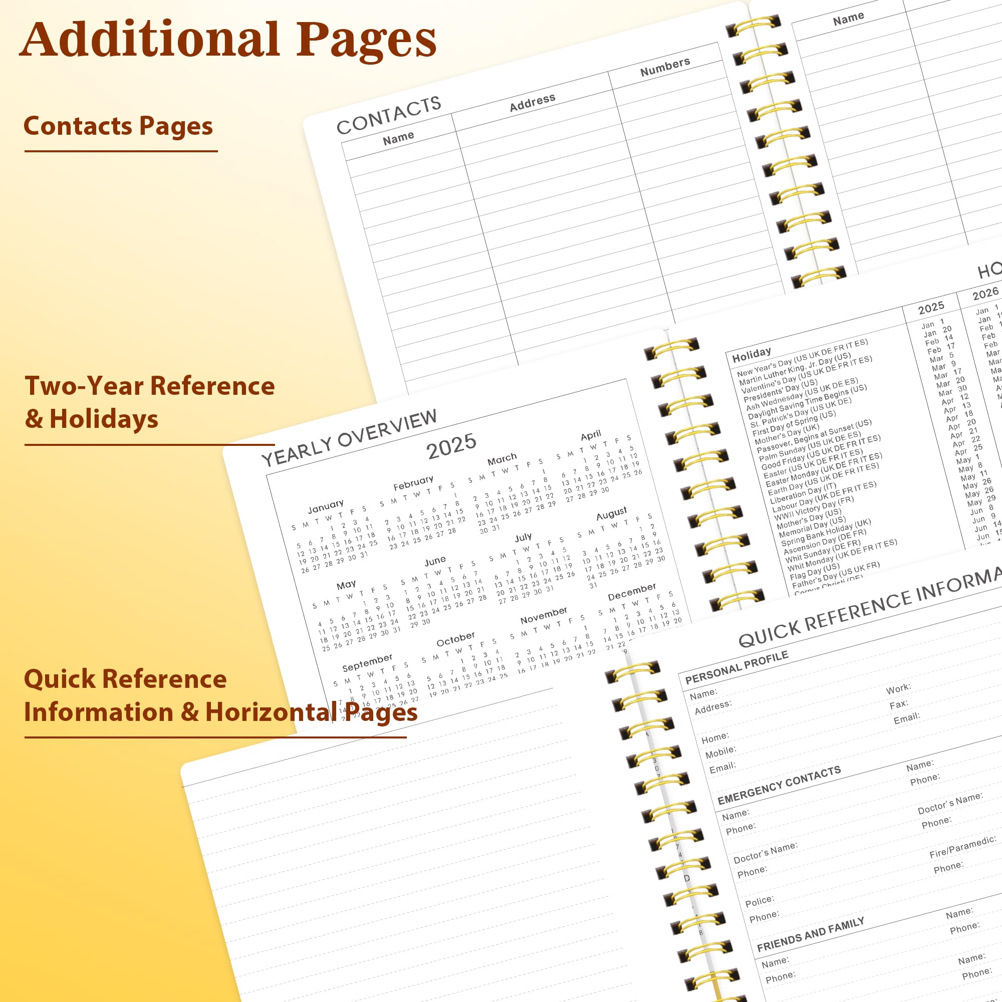 2025-2026 Academic Planner | July 2025 to June 2026 Daily Weekly Monthly Organizer | 6.25