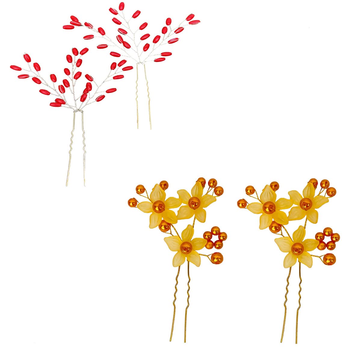 VinshBond Artificial Gajra Flower Hair Bun Accessory for Women - Pack of 1 | Perfect for Weddings, Parties & Traditional Indian Hairstyles